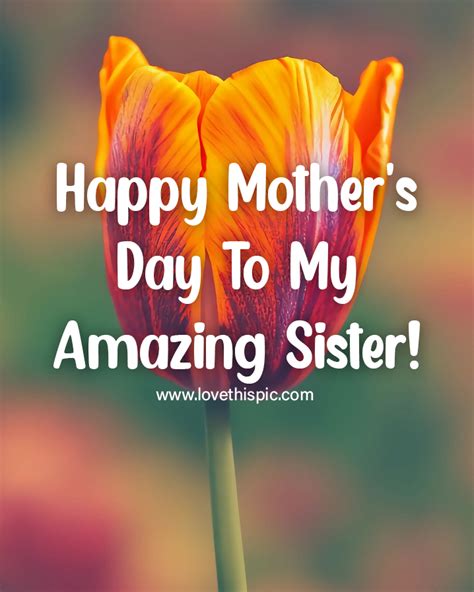 happy mothers day sister images